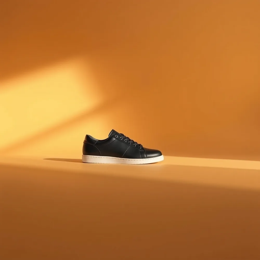 Botte Chergui, chaussure femme talon coloris noir, présentée sur fond crème chaud
