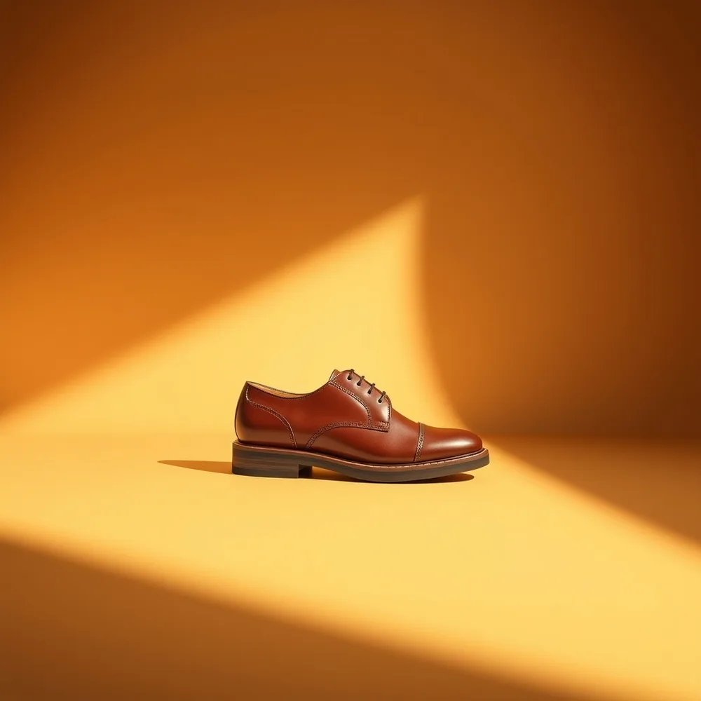 Noir Cuir Casa, chaussure noir homme coloris sable, présentée sur fond crème chaud
