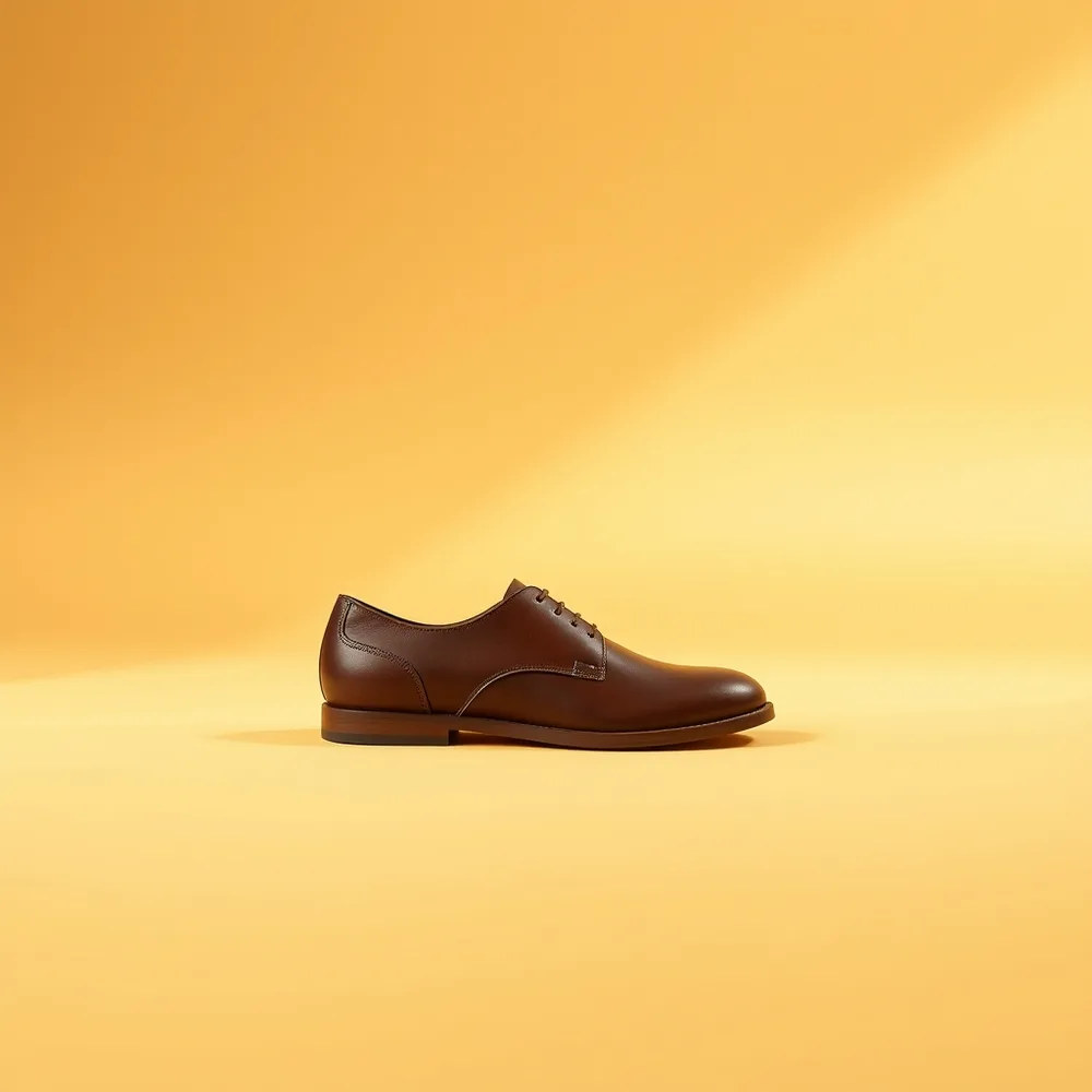 Talon Ambre, chaussure femme tendance coloris marron, présentée sur fond crème chaud